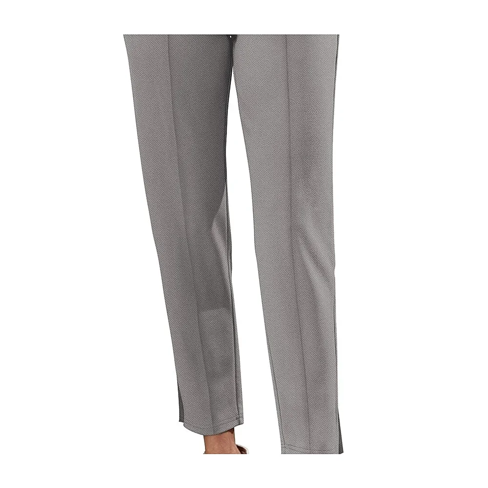 Grey Polyester Knitting Pant (S) - Textiles & Apparel by Cara Exim