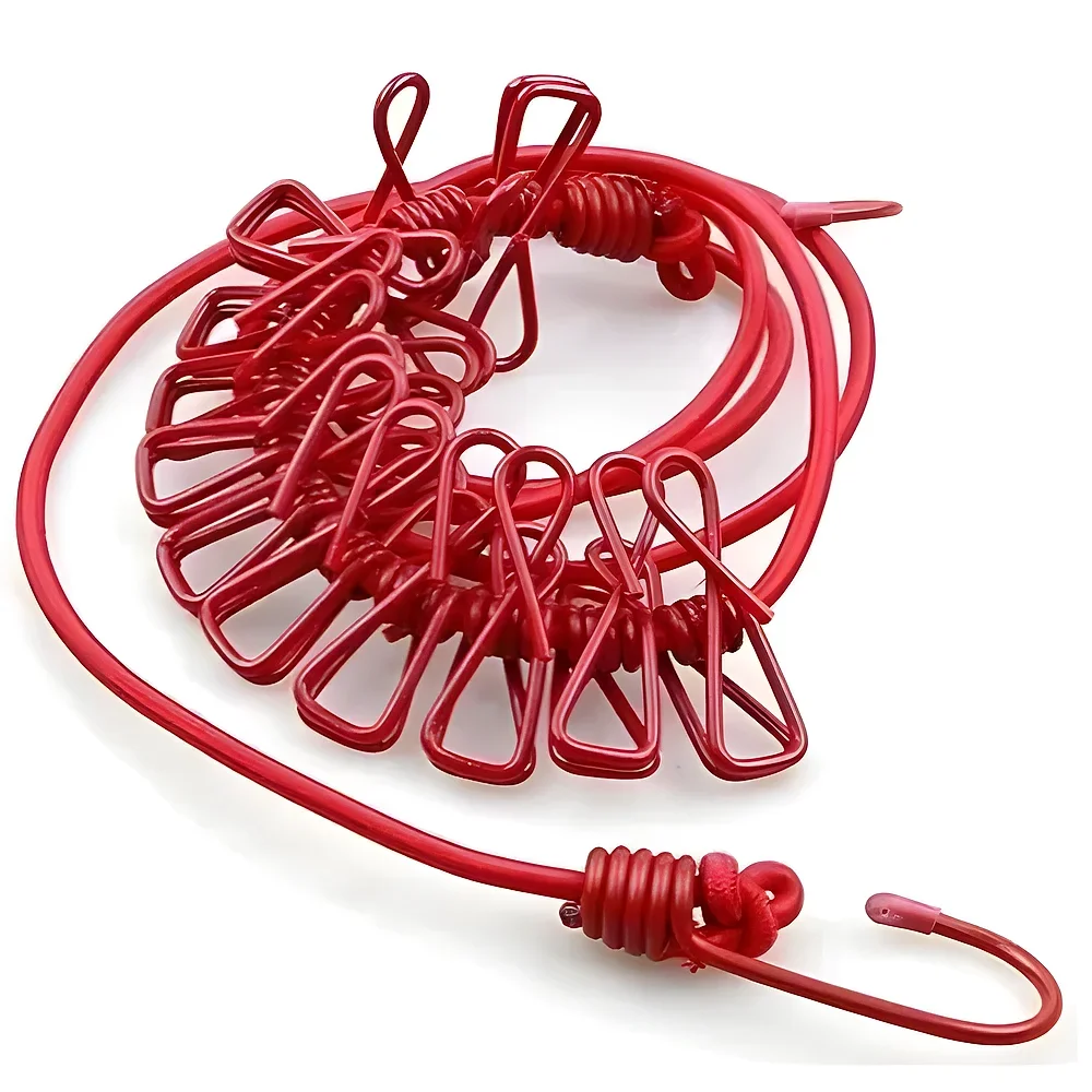 Red Colored Cloth Hanger - Home & Kitchen by Vishva Guru Traders