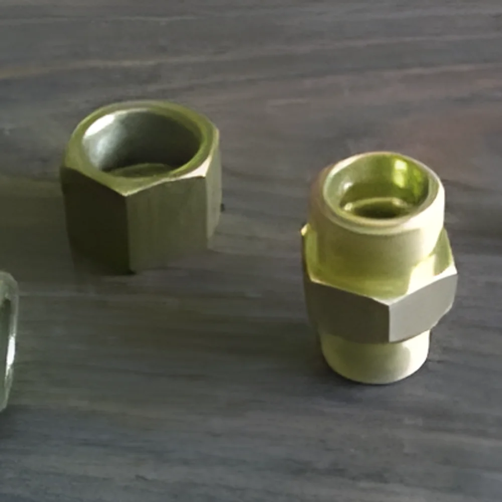 Brass Nipple Pipe Fitting, Polished Finish - Construction & Building Materials by JD Tech Industries