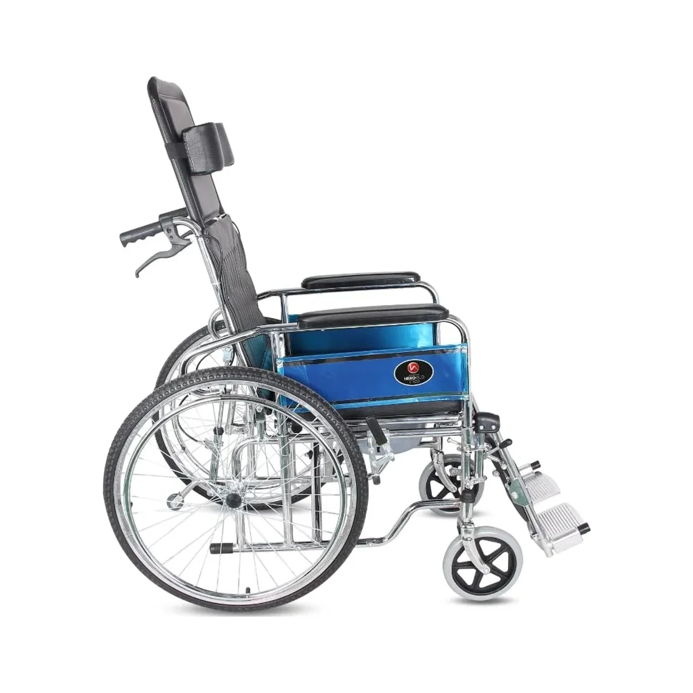 Hero Eco Med MHL 1006 Manual Reclining Commode Wheelchair - Healthcare & Medical by Accurate Surgicals