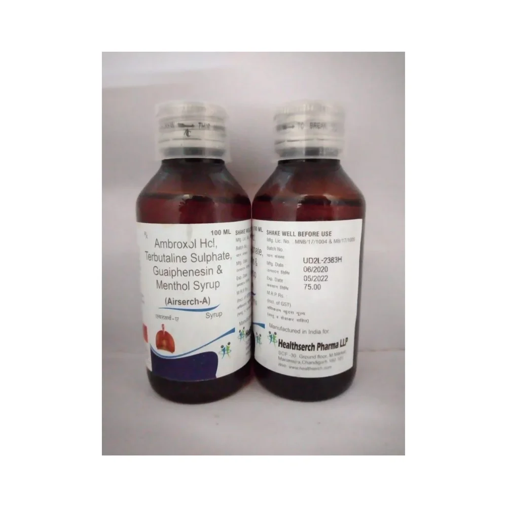 Ambroxol Terbutaline Guaiphenesin Menthol Syrup - Healthcare & Medical by Healthserch Pharma LLP
