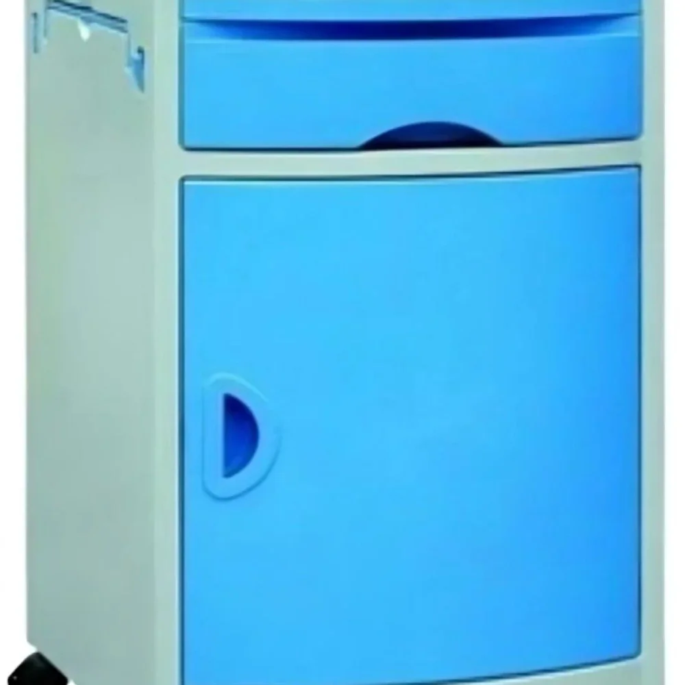 Blue ABS Hospital Bedside Locker MI 2050 - Healthcare & Medical by Medicom International