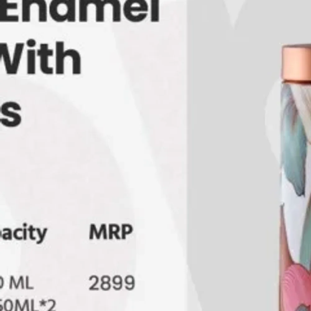 Enamel and Glass Printed Nuts Design Set of 2 - Home & Kitchen by Infinity Craft Land
