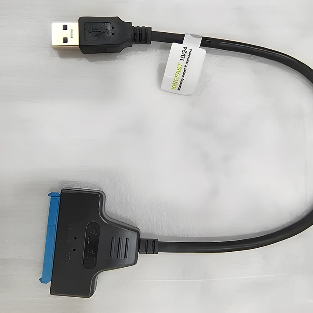 20CM Kingfast Black Sata Cable - Electronics & Electrical by Kingfast Technologies