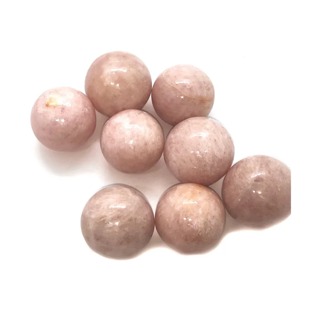 Morgonite Stone Spheres - Gems & Jewelry by Zairish Global