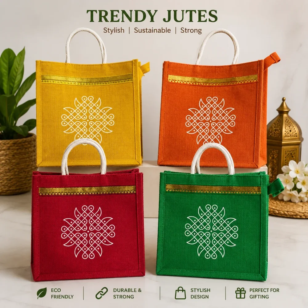 Jute Gift Bag - Packaging & Printing by Trendy Jutes