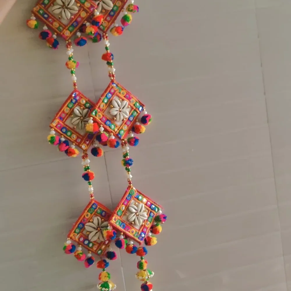 Handcrafted Fabric Latkan Door Hangings - Home & Kitchen by Paraspar Handicrafts