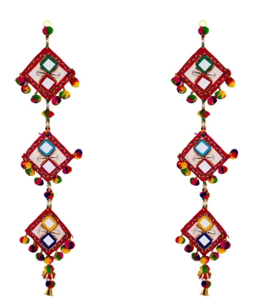 Handcrafted Fabric Latkan Door Hangings - Home & Kitchen by Paraspar Handicrafts