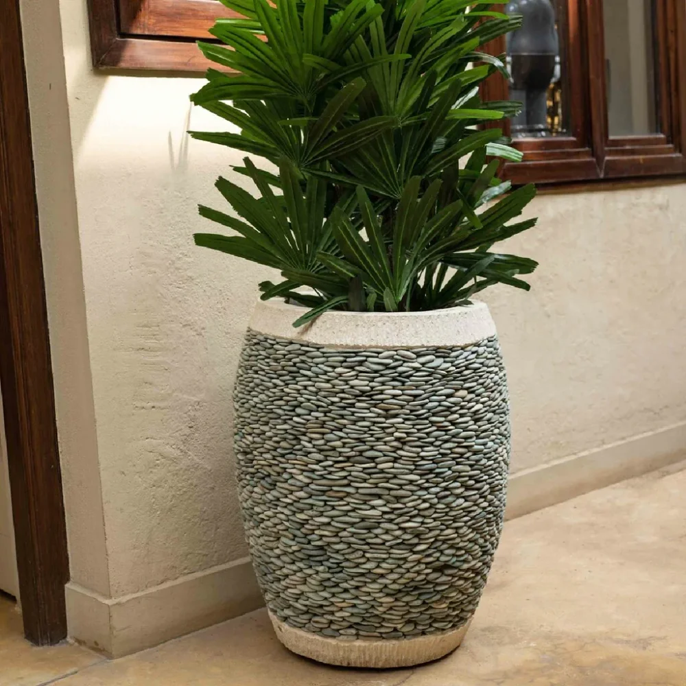 Textured Raw Earthy Pot - Construction & Building Materials by Wooden Owl Design Pvt. Ltd.