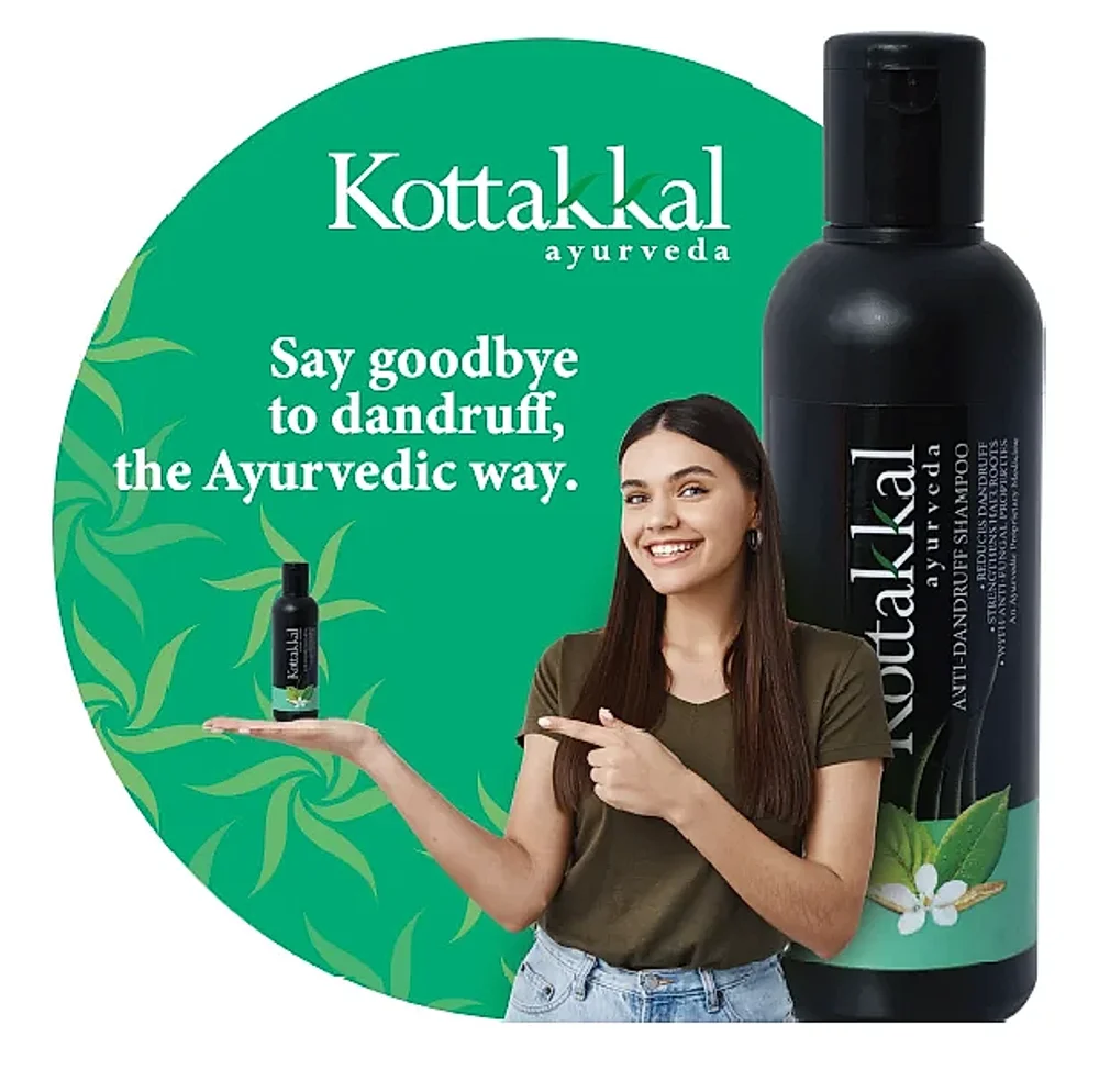 Kottakkal Ayurveda Anti-Dandruff Shampoo 200ml - Beauty & Personal Care by Kaithwar Sales