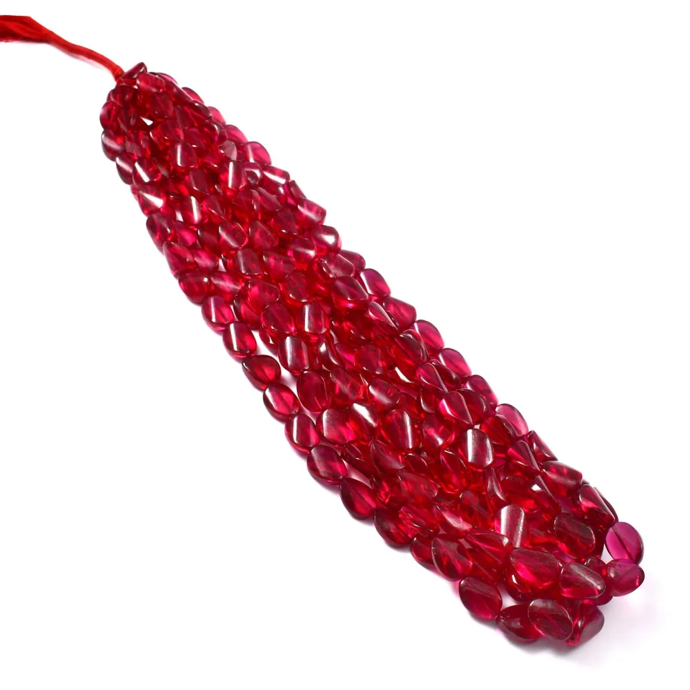 Synthetic Red Ruby Gemstone - Gems & Jewelry by Adnan Gems Art