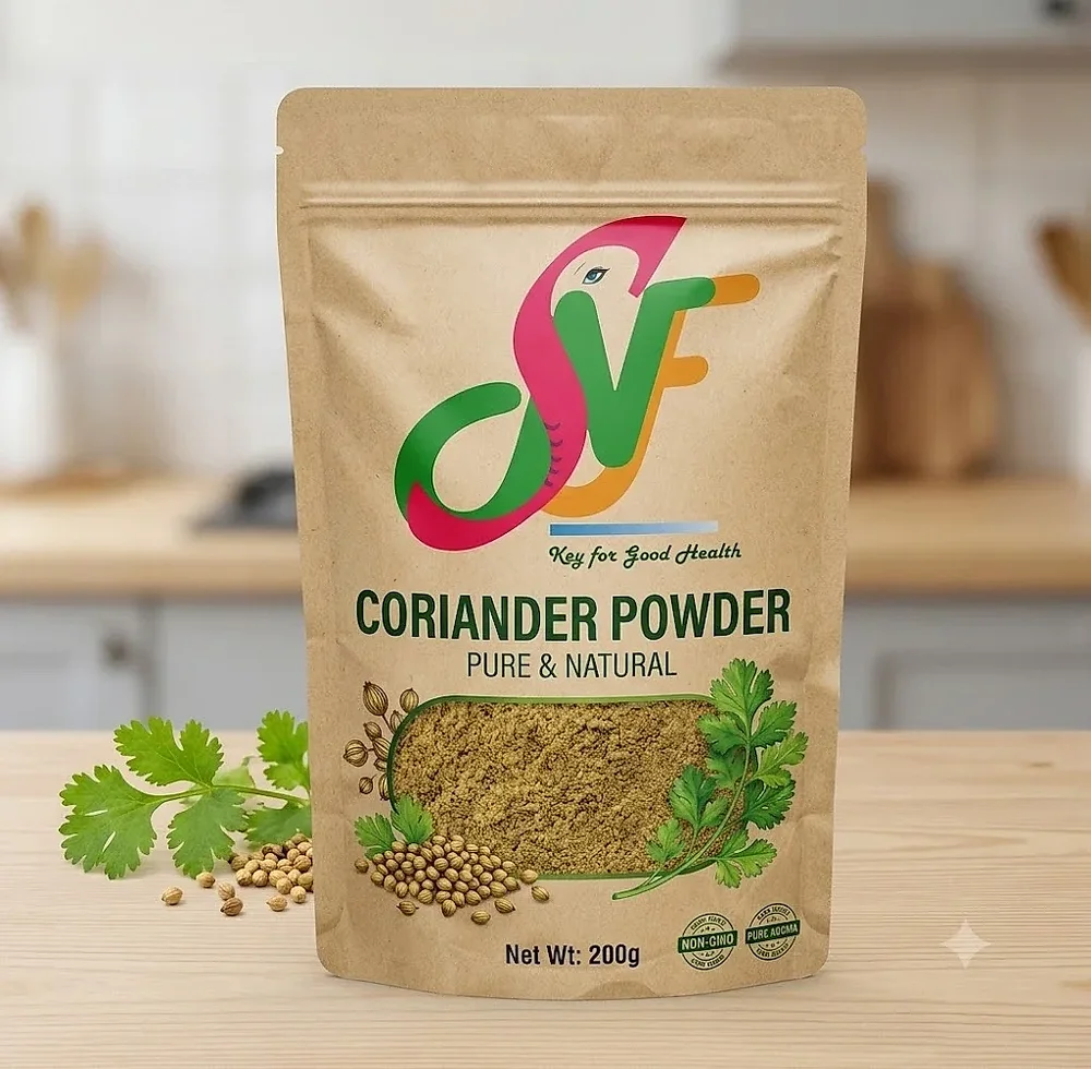 SVF Organic Sun-Dried Coriander Powder - Food & Agriculture by Sree Nutritive Food Products