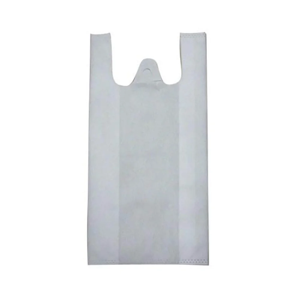 White Non Woven Carry Bag - Footwear, Bags & Leather Goods by Praveen Aqua Riseres