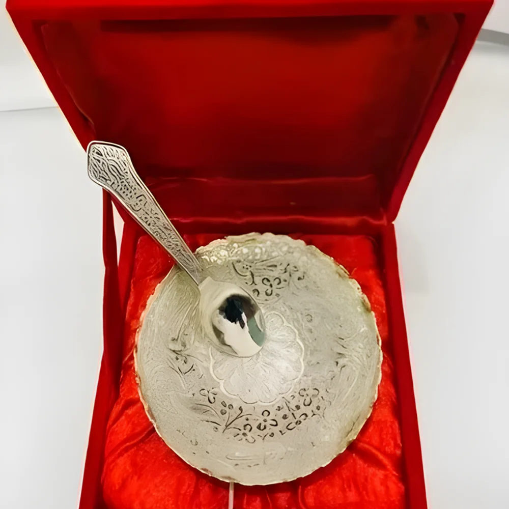 Silver Brass Decorative Bowl Manufacturer - Home & Kitchen by A.T.S. Metals