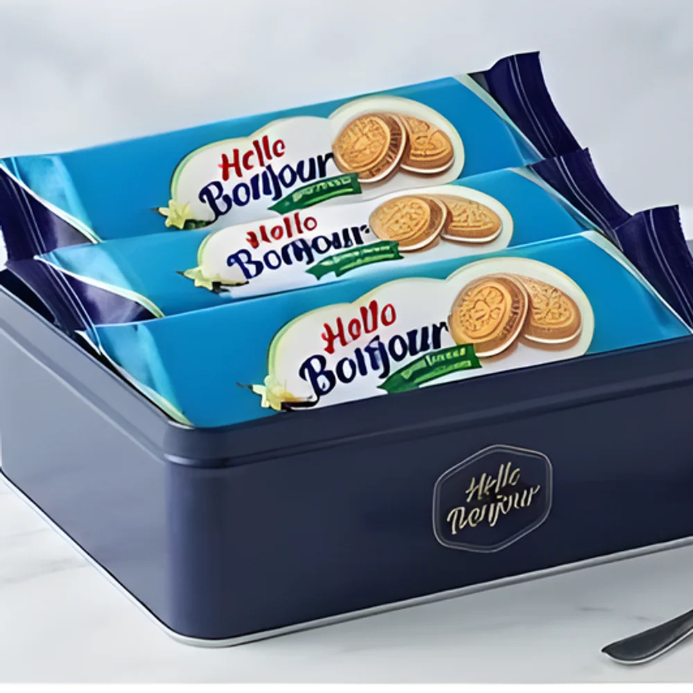 Hello Bonjour Vanilla Cream Biscuits - Food & Agriculture by Coastal Capital India Forwarding & Transportation Services