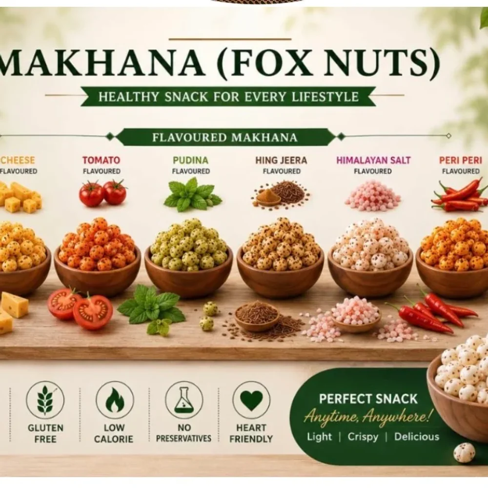 Premium Fox Nuts - Food & Agriculture by Zaypax Overseas Pvt. Ltd.