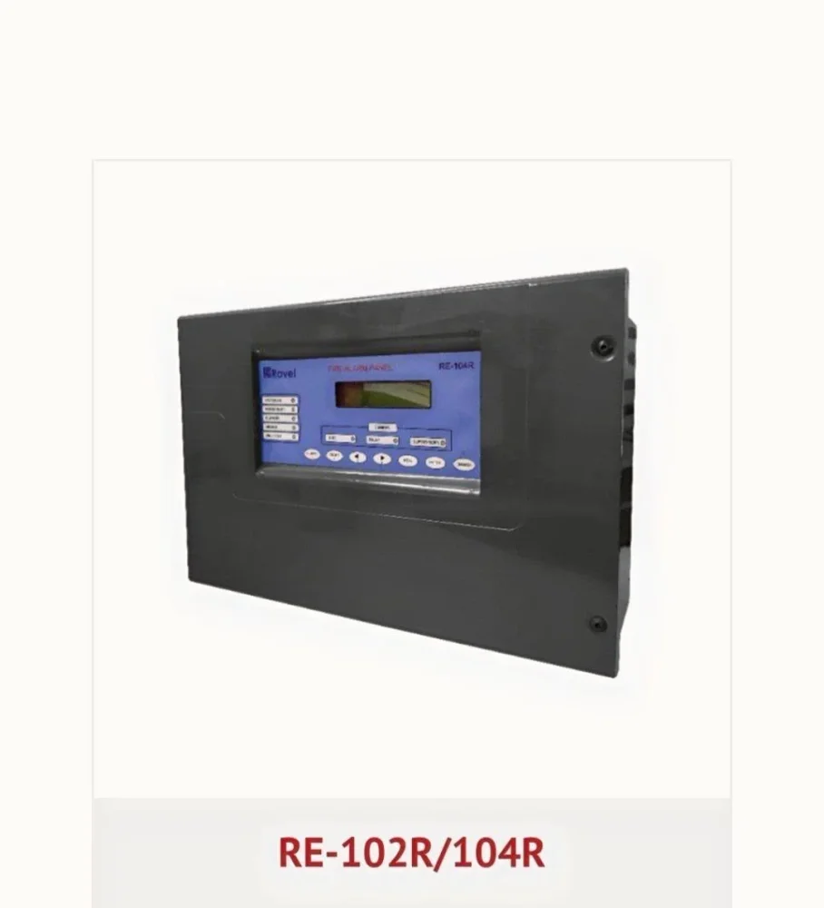 Ravel Conventional 4 Zone Fire Alarm Panel RE 104 - Construction & Building Materials by Setout Fire Controls