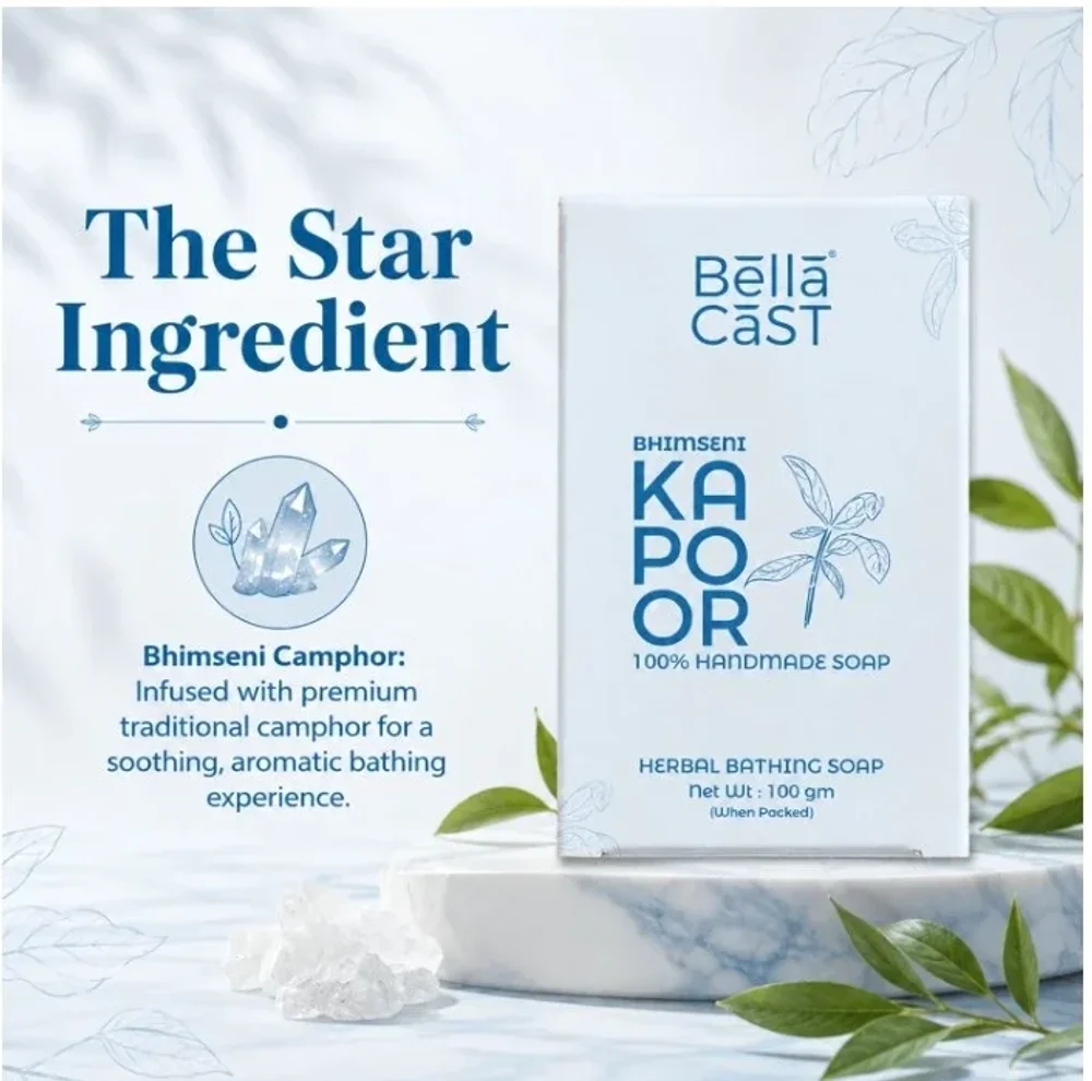 Bhimseni Kapoor Handmade Soap - Beauty & Personal Care by Teamex