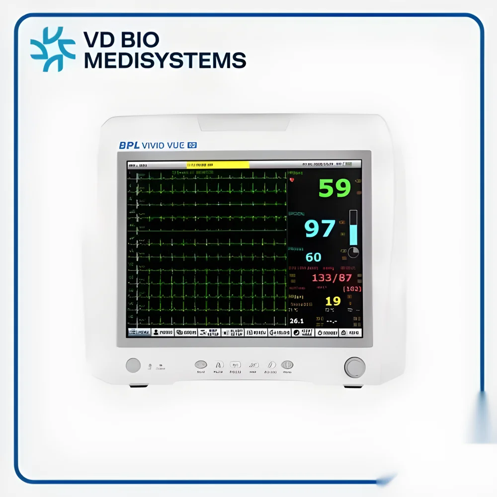 BPL Ultima Prime D 12 inch Multipara Patient Monitor - Healthcare & Medical by VD Bio Medisystems