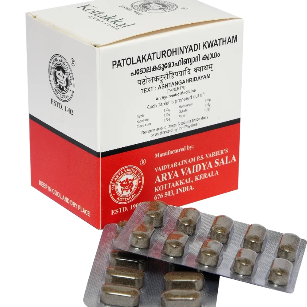 Patolakaturohinyadi Kwatham Ayurvedic Tablet - Healthcare & Medical by Kaithwar Sales