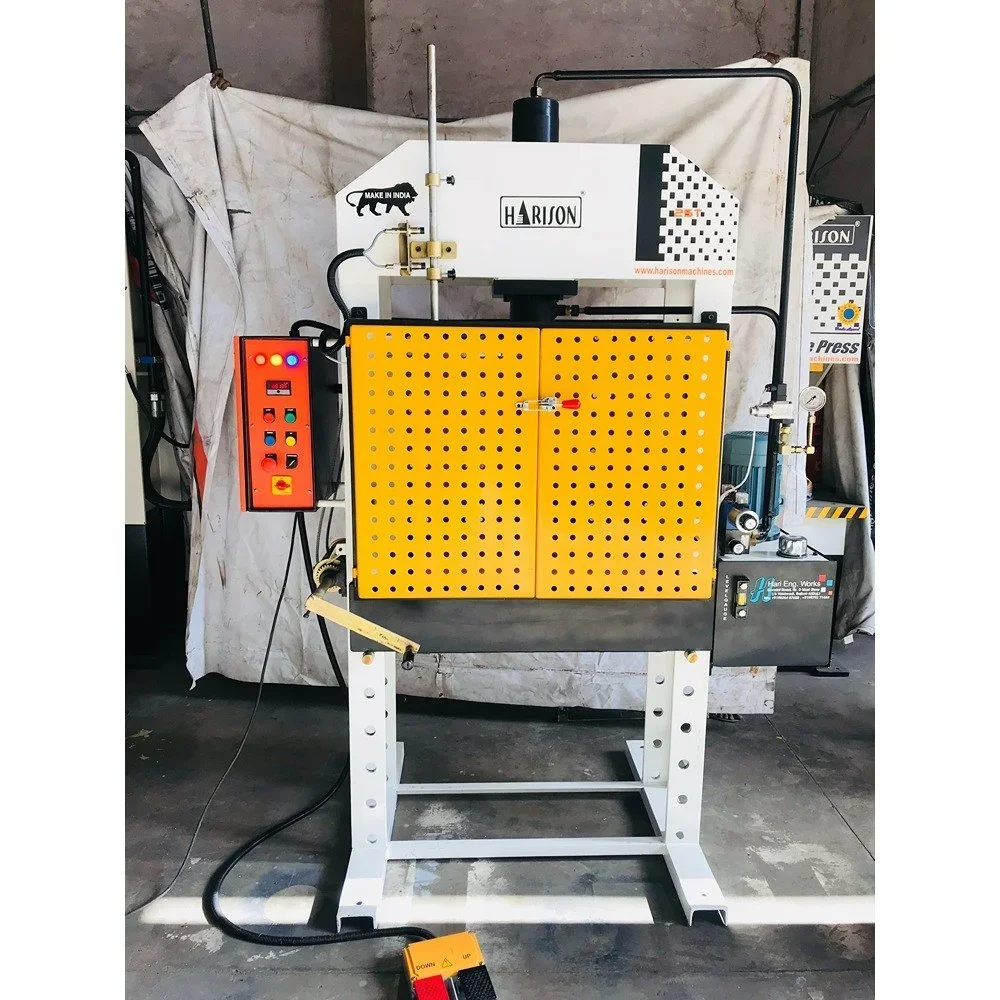 Mild Steel H Frame Hydraulic Press Machine, 350 Ton Capacity - Machinery & Equipment by Hari Engineering Works