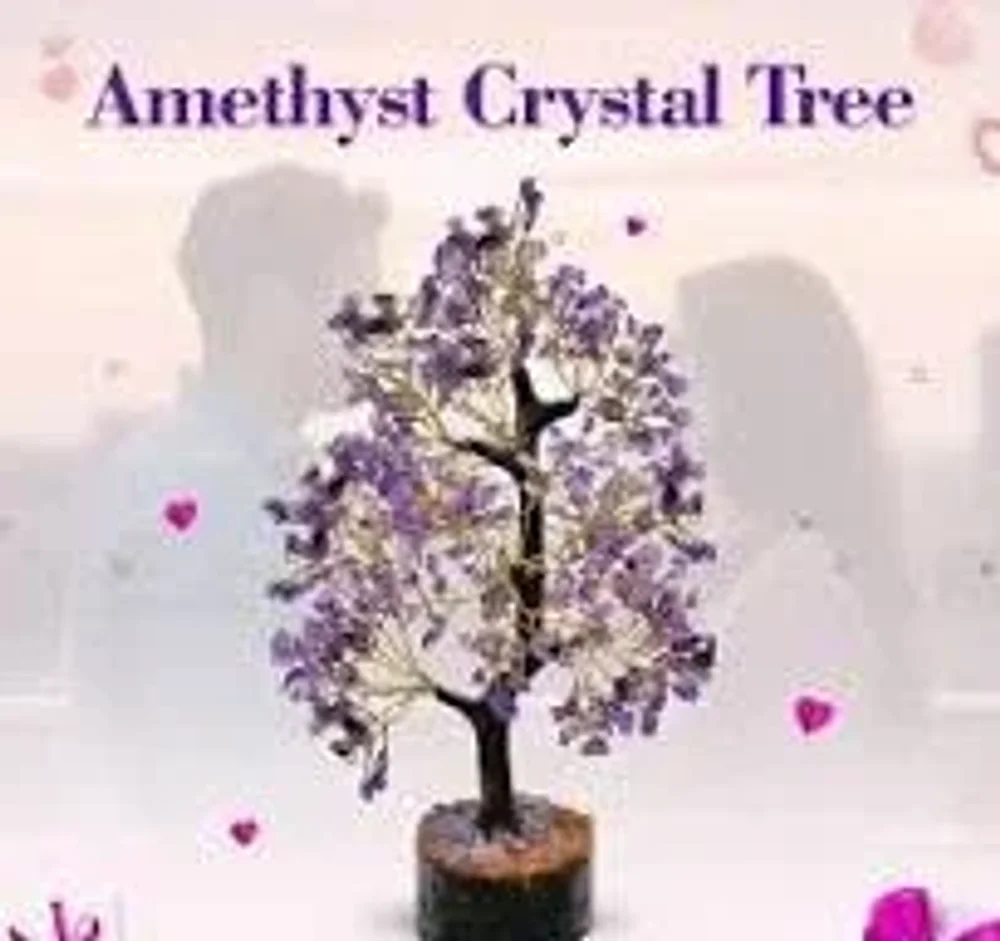 Natural Amethyst Gemstone Tree – 300 Beads - Home & Kitchen by Sarah Agate