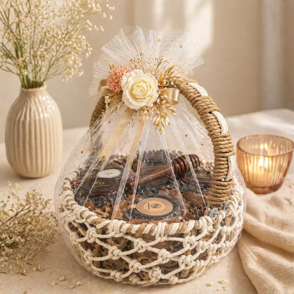 Luxury Coffee Pecan Tea Gift Basket - Handicrafts & Gifts by Innoskape India Pvt. Ltd.