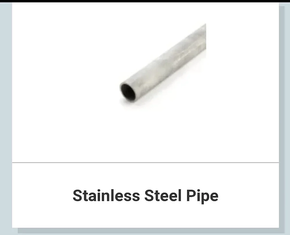 Stainless Steel Pipe - Metals & Alloys by Hind Corp.