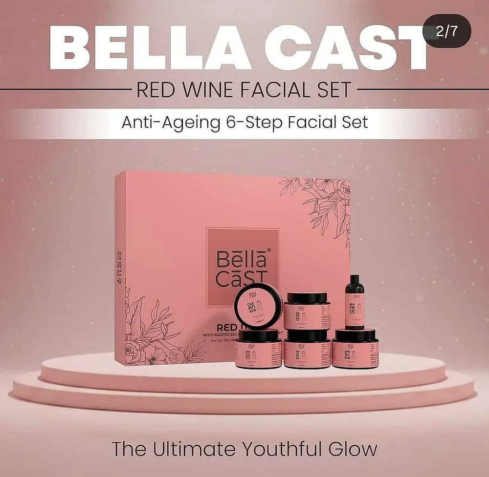 Anti-Aging Red Wine Facial Kit - Beauty & Personal Care by Teamex