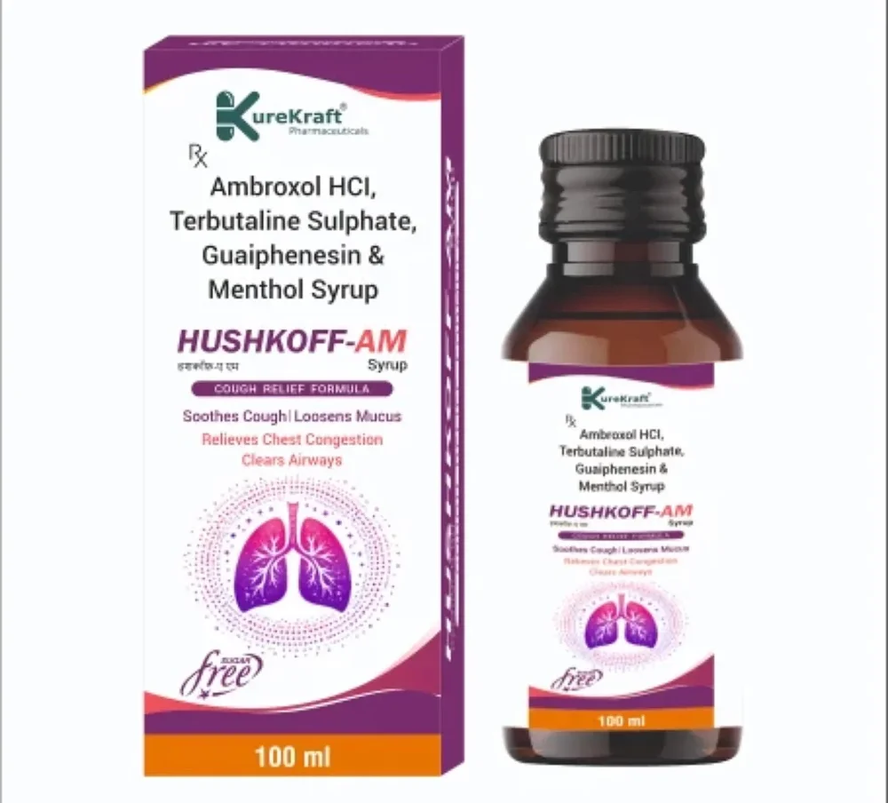 KureKraft HUSHKOFF-AM Syrup - Healthcare & Medical by Kurekraft Pharmaceuticals