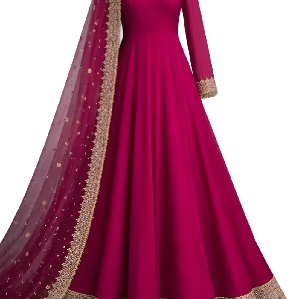 Designer Ethnic Frock Suit - Textiles & Apparel by Bhat Shawl Collection