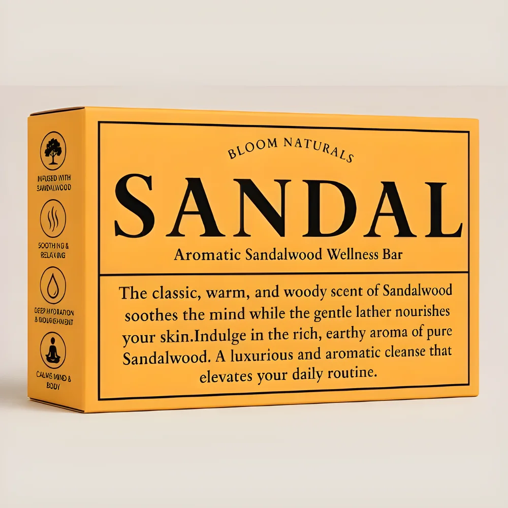 Sandalwood Bar Soap - Beauty & Personal Care by Bloom Naturals