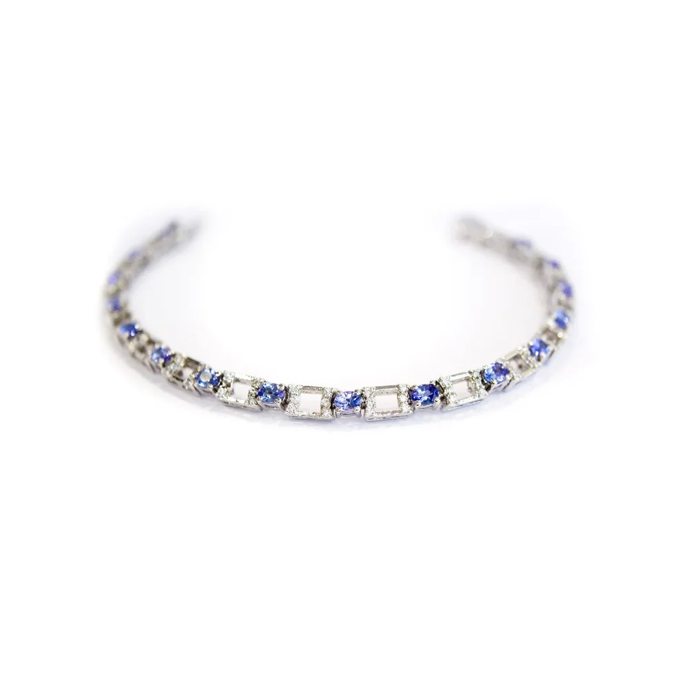 Tanzanite Bracelet - Gems & Jewelry by Zairish Global