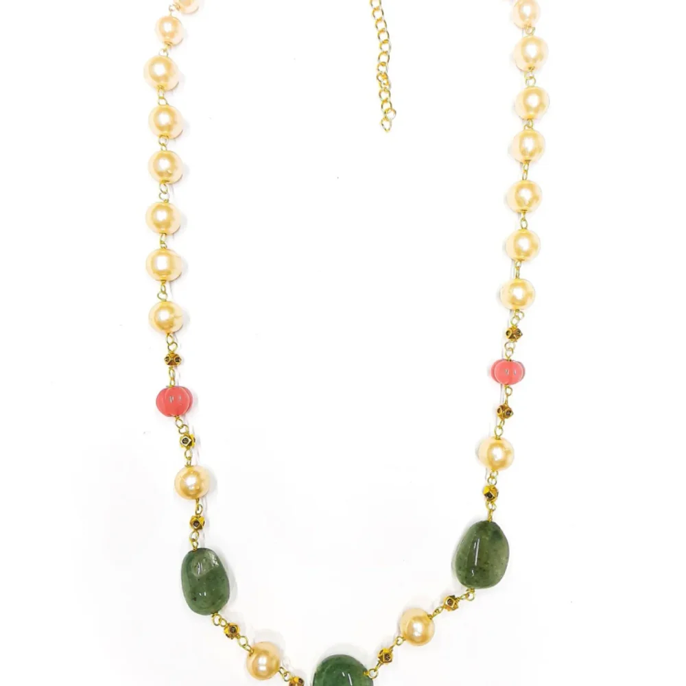 15Inch Party Wear Pearl Necklace - Gems & Jewelry by Adnan Gems Art