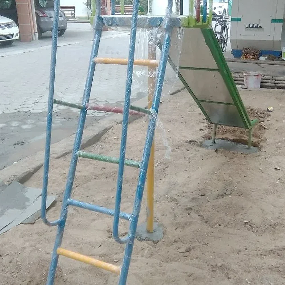NAC Mild Steel Outdoor Straight Slide and Ladder - Sports, Toys & Games by Nac Industries