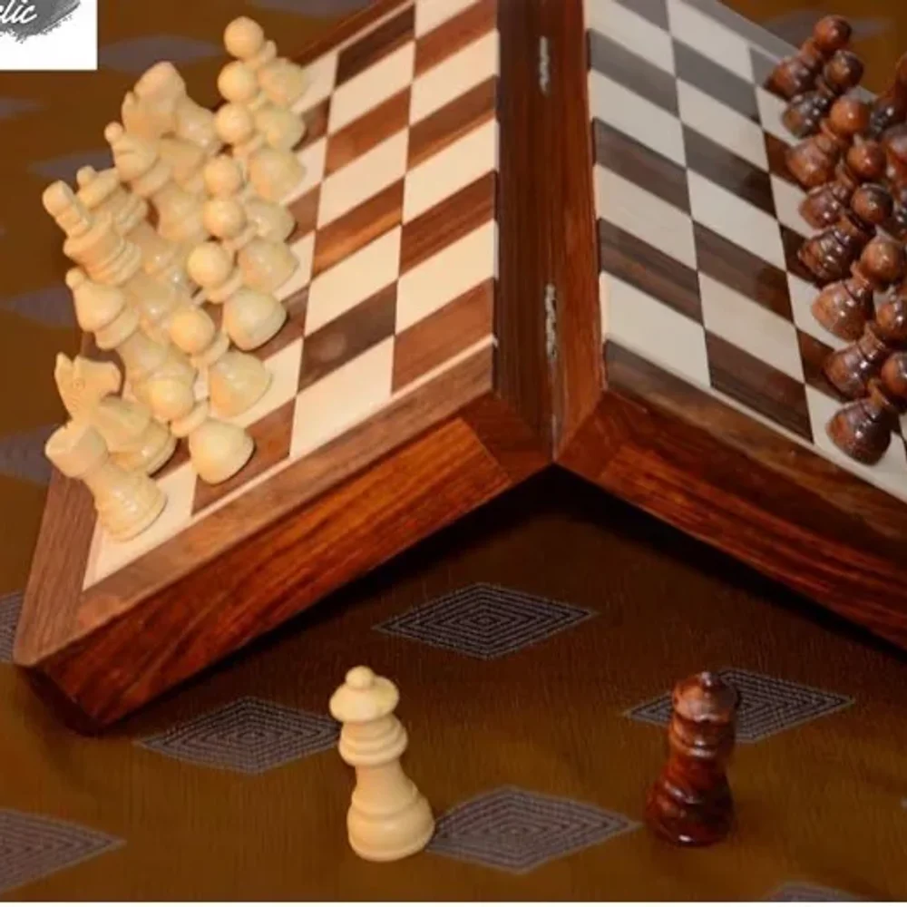 Bcbestchess Wooden Magnetic Chess Board - Sports, Toys & Games by SG Enterprises