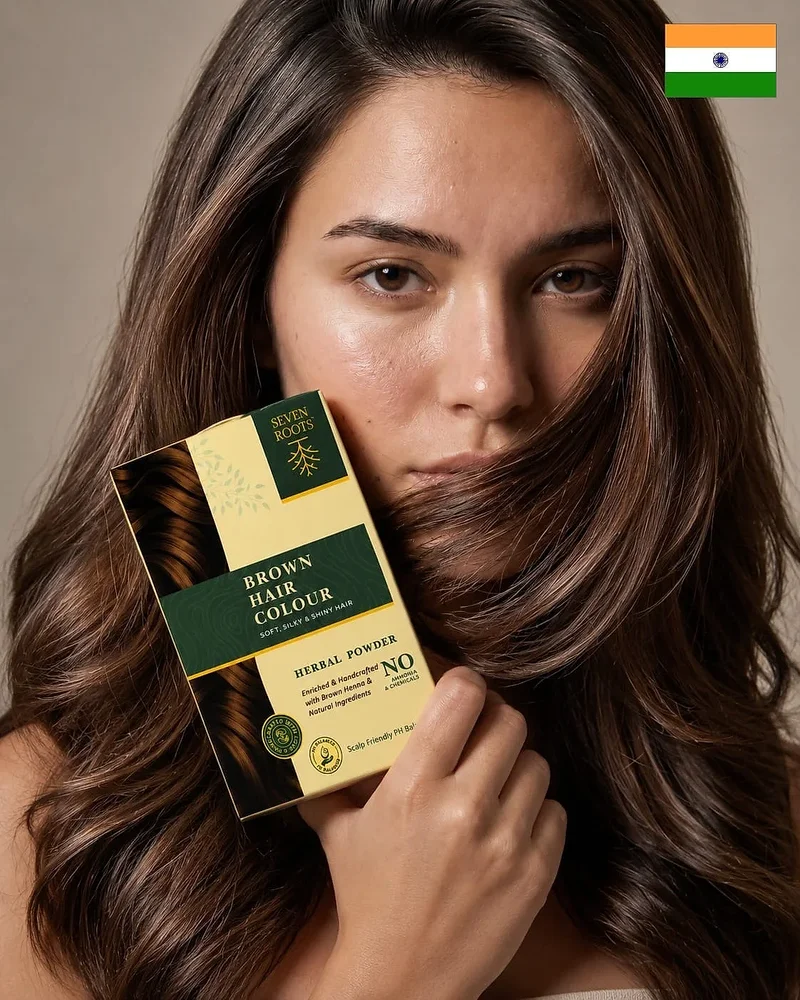Seven Roots Herbal Hair Colour Powder for Men and Women - Beauty & Personal Care by Seven Roots