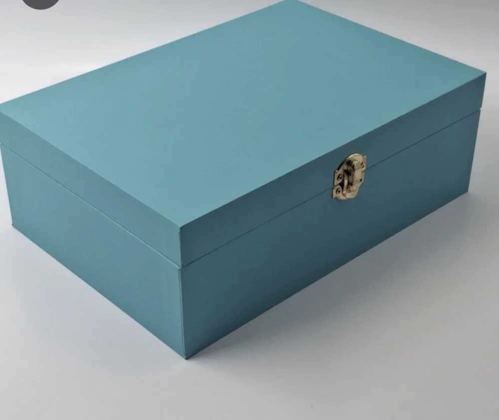 Heavy-Duty Raw Wooden Storage Chest - Home & Kitchen by Hindustan Handmade Paper Products