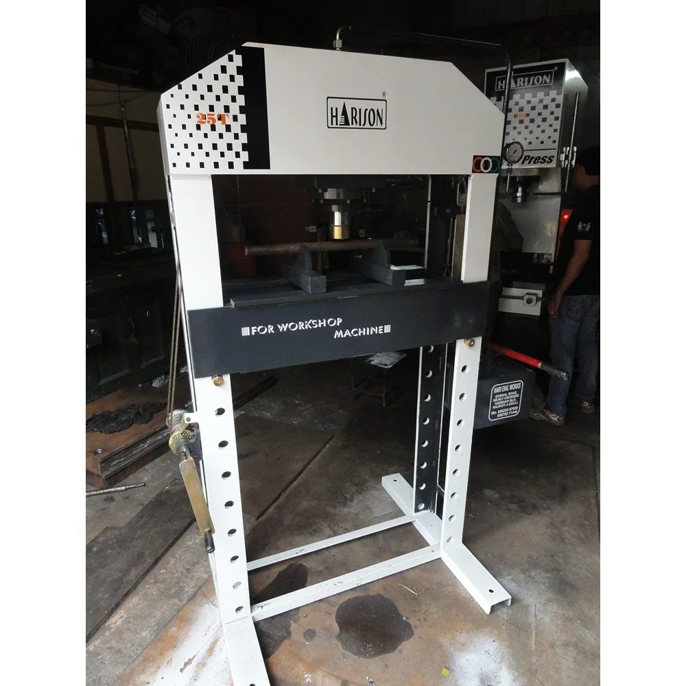 15 Ton Semi-Automatic H-Frame Hydraulic Press - Machinery & Equipment by Hari Engineering Works