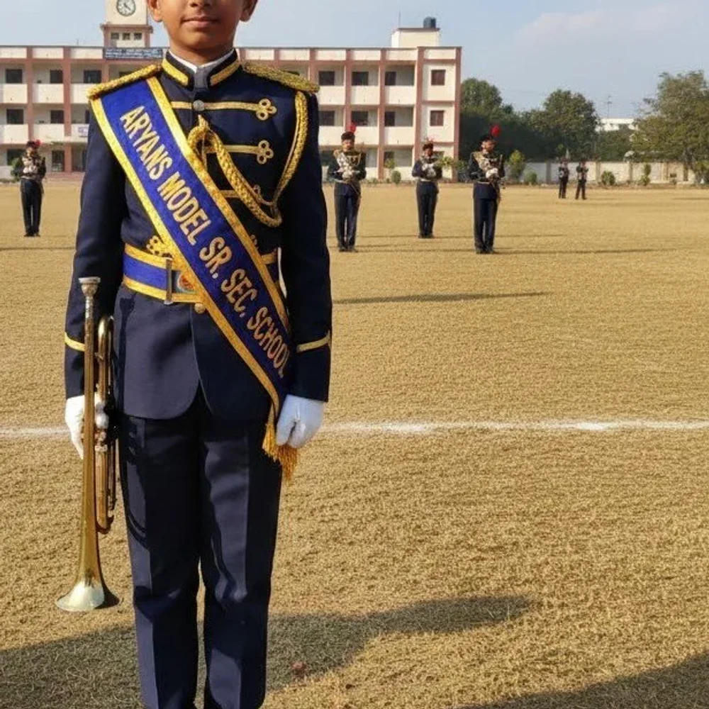 Cotton School Marching Band Uniform - Textiles & Apparel by Bharat Band Uniform