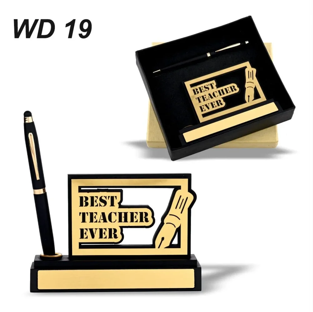 Wooden Desktop - Paper & Stationery by Prime Custom Gift