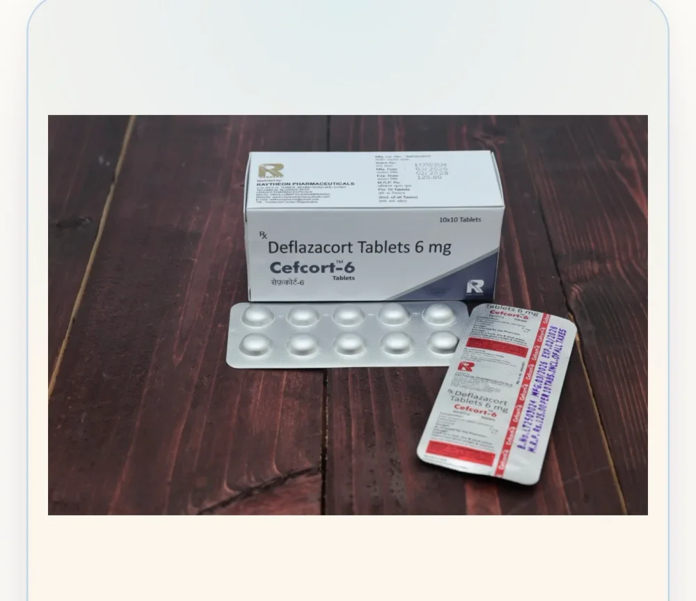 Deflazacort 6 mg Tablets - Healthcare & Medical by Raytheon Pharmaceuticals