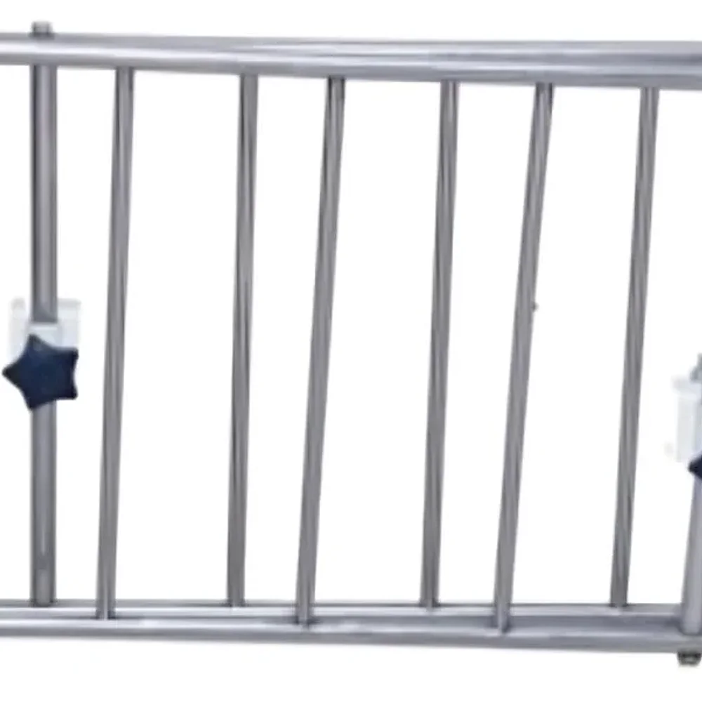 Polished Stainless Steel Hospital Bed Rails - Healthcare & Medical by Medicom International