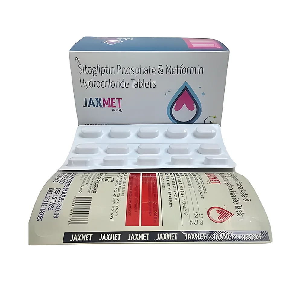 JAXMET Sitagliptin Metformin Hydrochloride Tablets - Healthcare & Medical by Jakstar Pharma