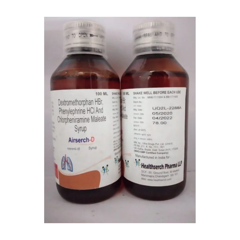 Dextromethorphan Phenylephrine Chlorpheniramine Maleate Syrup 100 ML - Healthcare & Medical by Healthserch Pharma LLP
