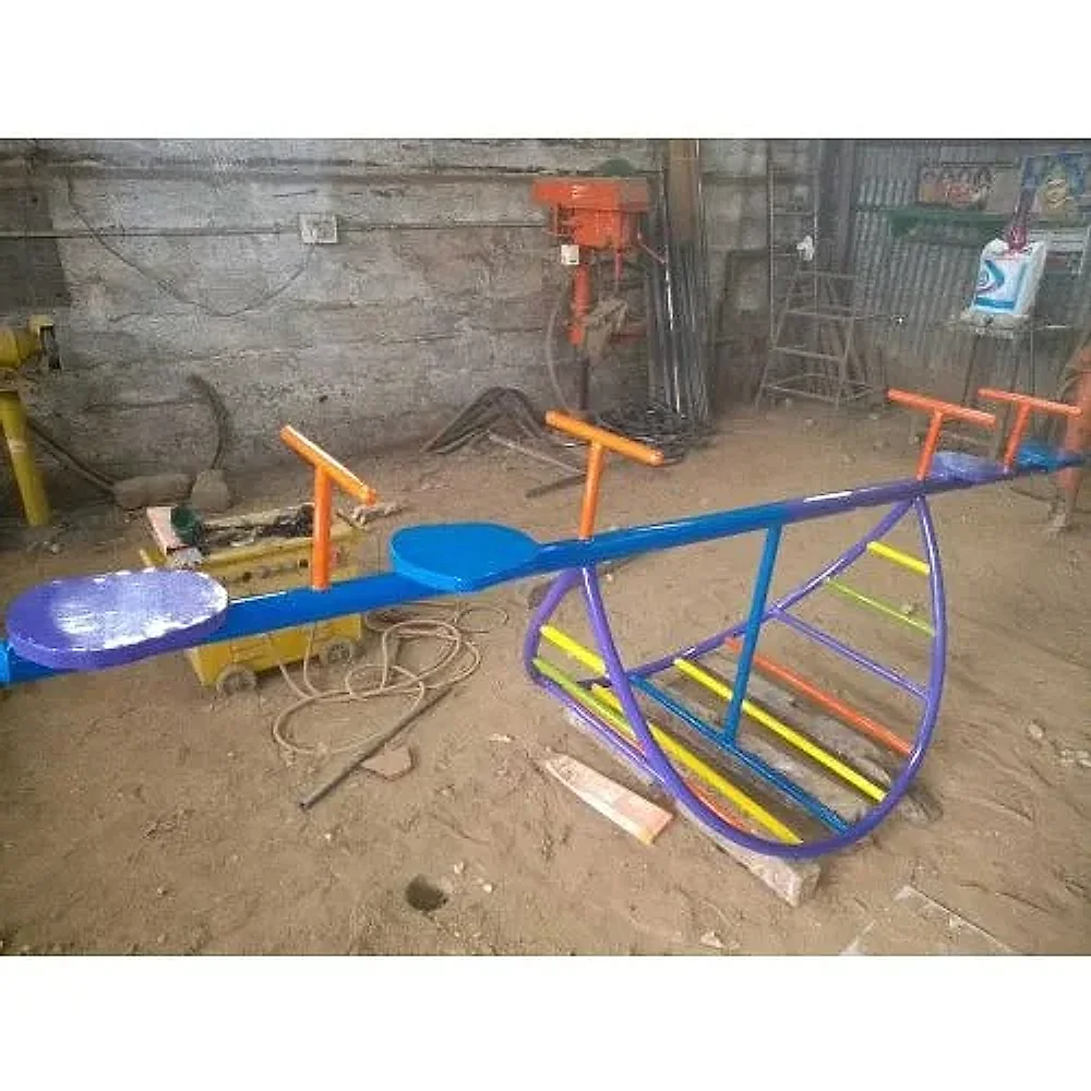 Blue 4 Seater Outdoor Seesaw - Sports, Toys & Games by Nac Industries