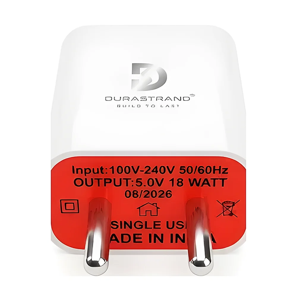 Durastrand 18W Fast Charger with Data Cable - Electronics & Electrical by Syncore Technologies
