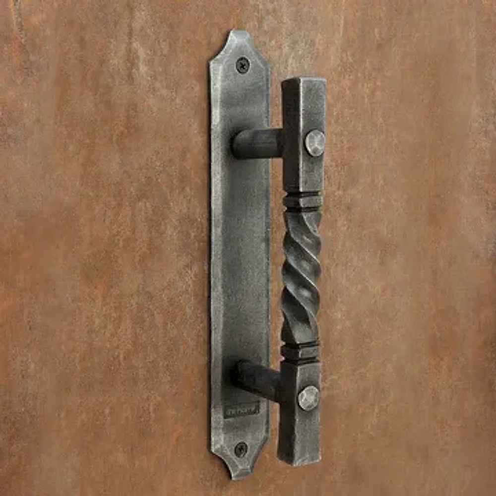 Curvy Design Iron Door Handle - Metals & Alloys by The Hardware Hut