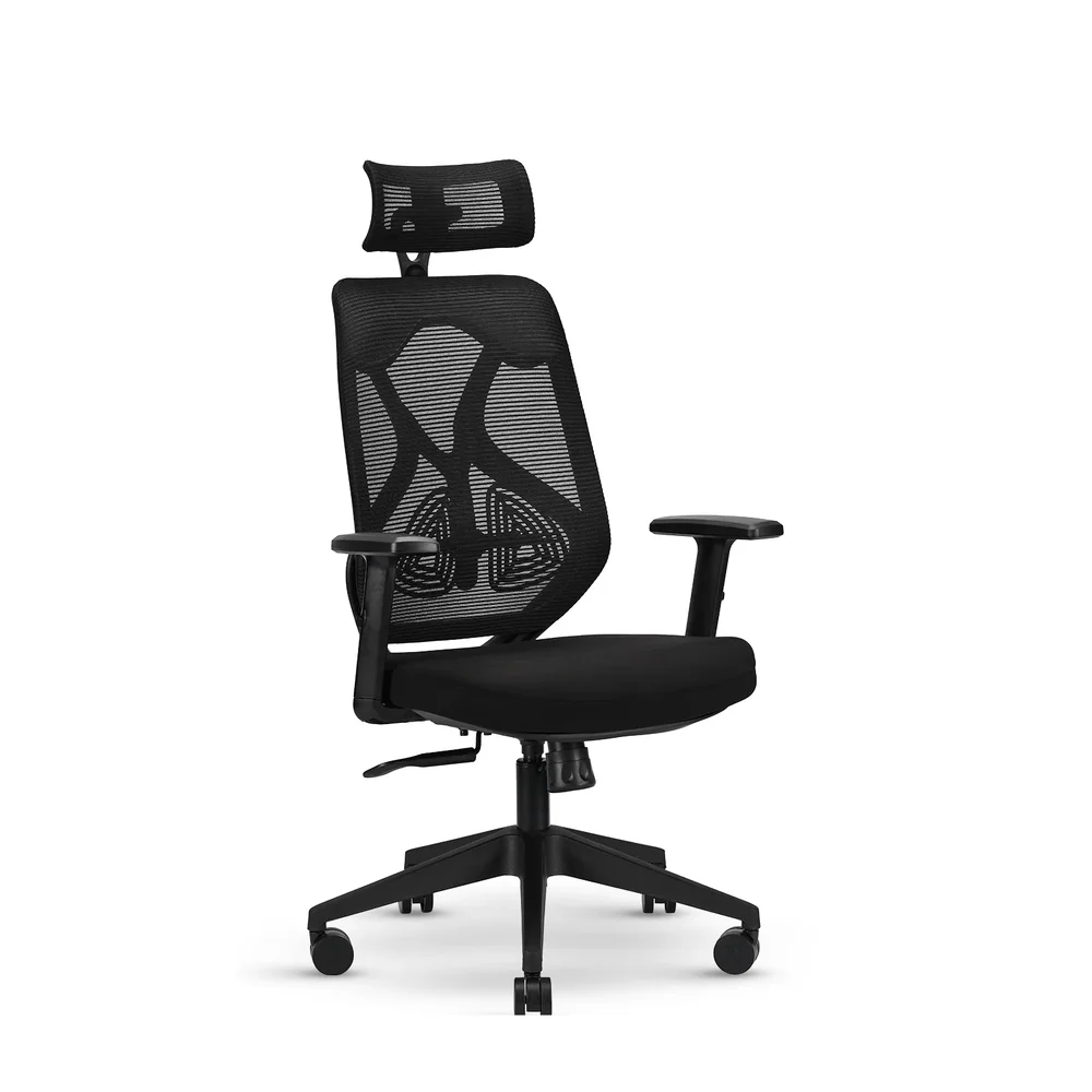 Black Mesh High Back Revolving Office Chair - Furniture & Interiors by IAFA Furniture Pvt. Ltd.