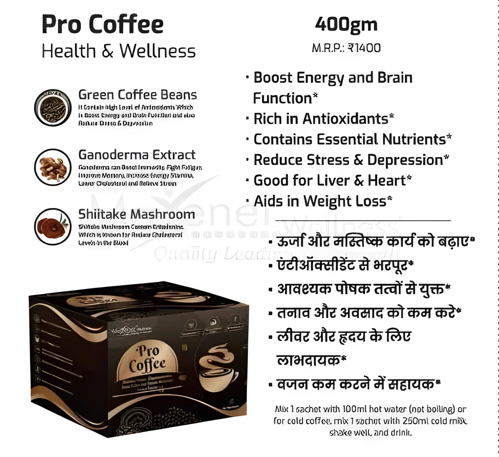 Green Coffee Bean Ganoderma Shiitake Powder - Healthcare & Medical by JM Global Exports